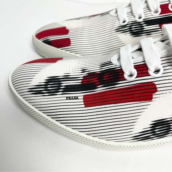 Prada canvas sneakers super rare and collectible Size Men’s US 10 - Picture 6 of 11